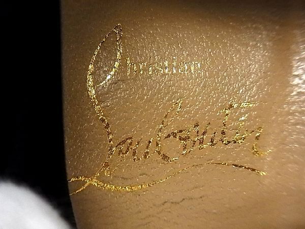 1円 □美品□ Christian Louboutin クリスチャンルブタン スエード
