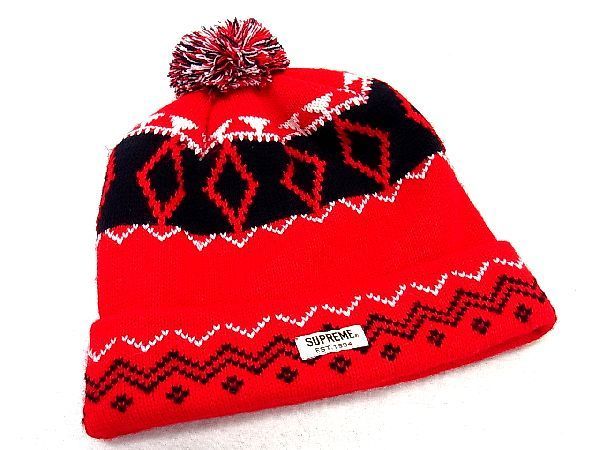 1円 □新品□未使用□ Supreme シュプリーム アクリル100% ニット帽
