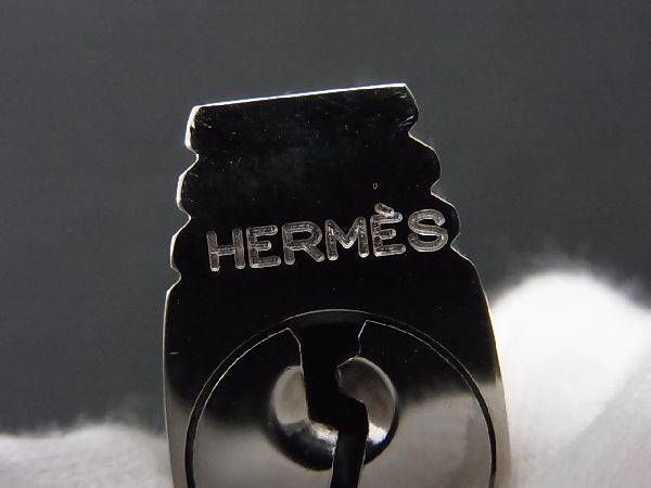 希少■極美品■ HERMES エルメス カデナのみ ビックサイズ 大きい 南京錠 パドロック ナンバー1 シルバー系 BG3472_画像4