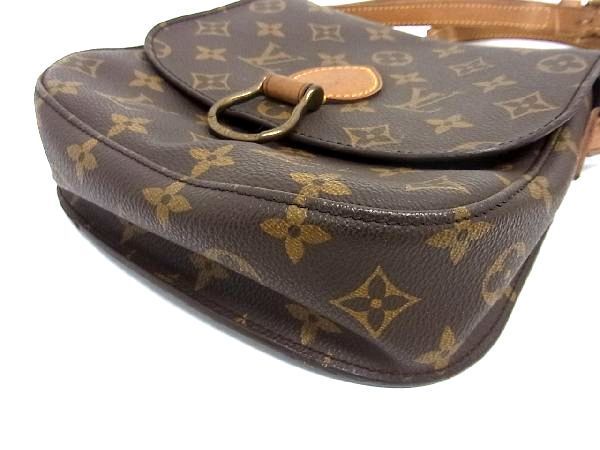 1円 ■美品■ LOUIS VUITTON ルイヴィトン M51244 モノグラム ミニサンクルー ショルダーバッグ クロスボディ 斜め掛け ブラウン系 AR9541_画像4