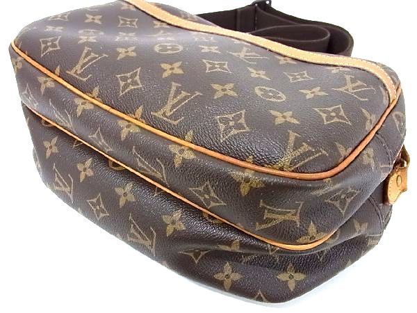 1円 ■美品■ LOUIS VUITTON ルイヴィトン M45254 モノグラム リポーターPM ショルダーバッグ 斜め掛けかばん ブラウン系 AR9547_画像4