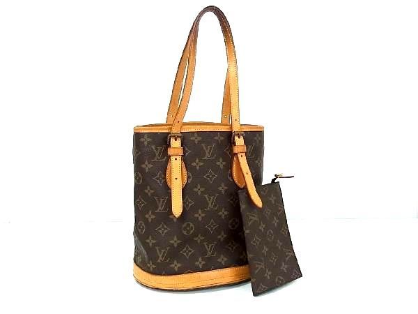 1円 □美品□ LOUIS VUITTON ルイヴィトン M42238 モノグラム バケット