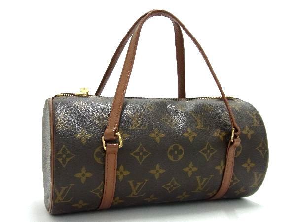 1円 ■美品■ LOUIS VUITTON ルイヴィトン M51386 モノグラム パピヨン26 ハンドバッグ トートバッグ レディース ブラウン系 AR9488_画像1