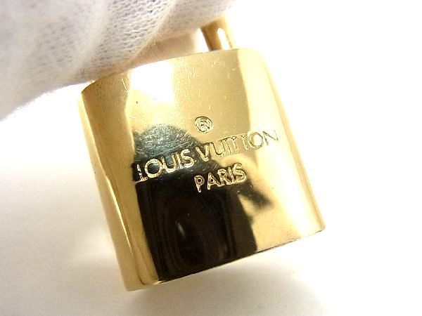 ■極美品■ LOUIS VUITTON ルイヴィトン カデナ 南京錠 パドロック 315 鍵 キー ゴールド系 DA4826_画像5