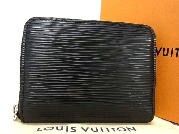 ■極美品■ LOUIS VUITTON ルイヴィトン M60152 エピ ジッピーコインパース コインケース 小銭入れ メンズ ノワール ブラック系 BE6311