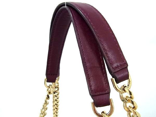 1円 ■美品■ MICHAEL KORS マイケルコース PVC×レザー チェーン 2WAY トート ハンドバッグ ショルダー 肩掛けかばん ブラウン系 AR9676_画像2