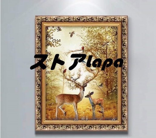  beautiful goods appearance * deer oil painting oil painting picture 50*40cm q1463