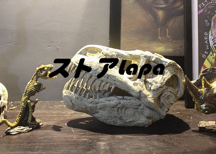高級製品! 白亜紀 恐竜 ティラノサウルス オブジェ 置物 モデル 樹脂 ハンドメイド 卓上 彫刻 彫像 インテリア 玄関 雑貨 q270_画像1