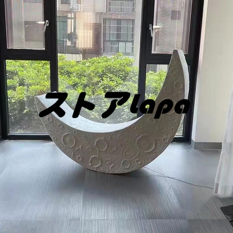 イタリア 月 雰囲気 フロアライト リクライニングチェア アールデコ LED ベッドルーム 間接照明 q879 7