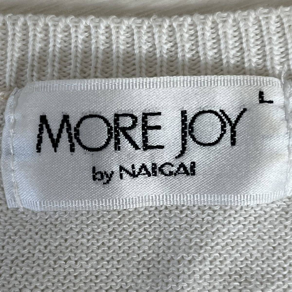 MORE JOY by NAIGAI 花柄　ニット　半袖ニット　Lサイズ　半袖 セーター_画像6