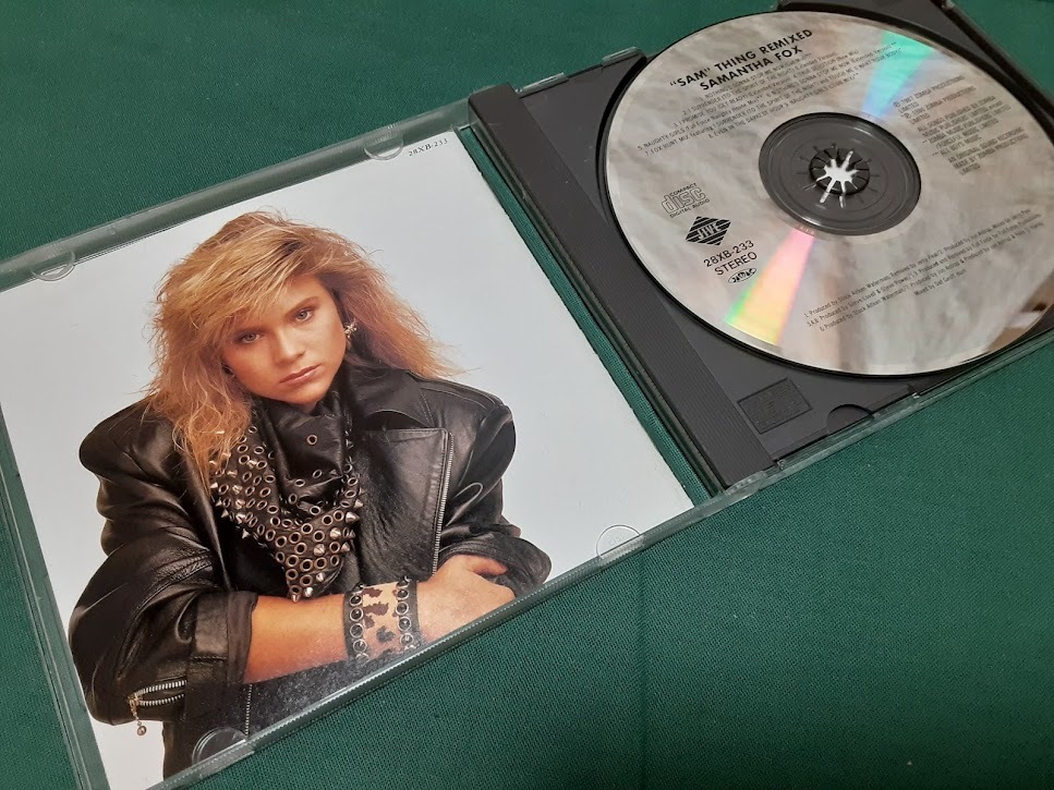 SAMANTHA FOX　サマンサ・フォックス◆『サム・シング・リミックスド』日本盤CDユーズド品_画像3