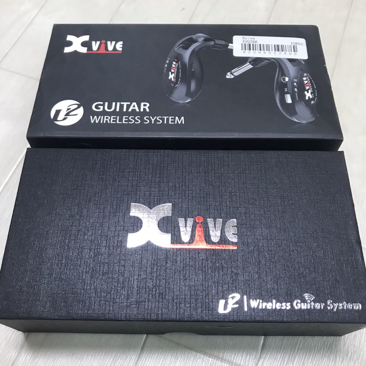 保管品 Xvive XV-U2 Black デジタル・ワイヤレス システム Wireless Guitar System エックスバイブ U2 BKの画像5