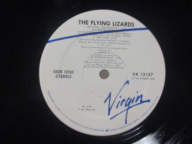 Flying Lizards フライング・リザーズ LP マネー MONEY デヴィッド・カニンガム デボラ・エヴァンス＝スティックラン パティ・パラディンド_画像4