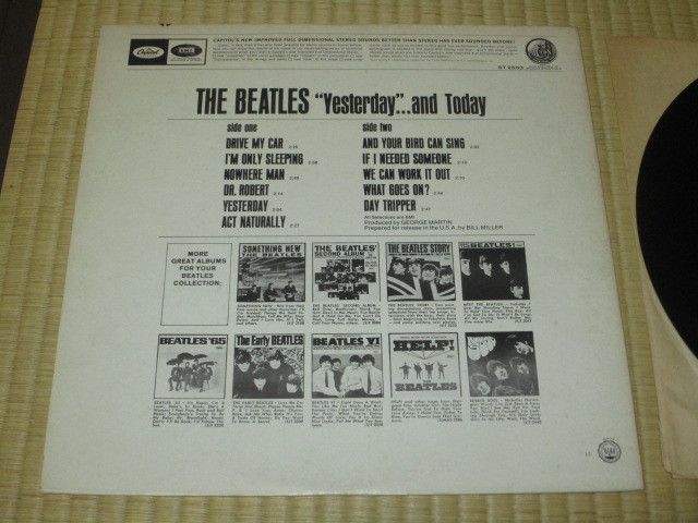 BEATLES ビートルズ YESTERDAY AND TODAY イエスタデイ・アンド・トゥデイ 米 LP APPLE ジョン・レノン ポール・マッカートニー_画像3