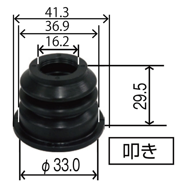 エクストレイル 2000 DNT31 ロワーボールジョイントカバー YB-5017 日産 ロアボールジョイントブーツ 整備 交換_画像5