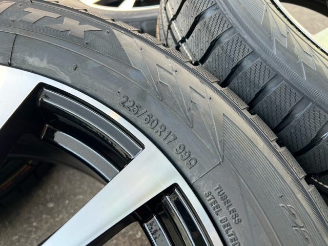 2023年製 新品 国産スタッドレス ラフィット LE03 17インチ 7J+50 5-100 225/60R17 スバル XV フォレスター SJ5 レガシィアウトバック_画像4