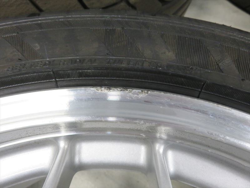 BBS RG-R 215/45R17 ネオバ RG714 鍛造 7J +48 PCD100 5穴 86 BRZ プリウス ADVAN NEOVA 超バリ溝の画像8