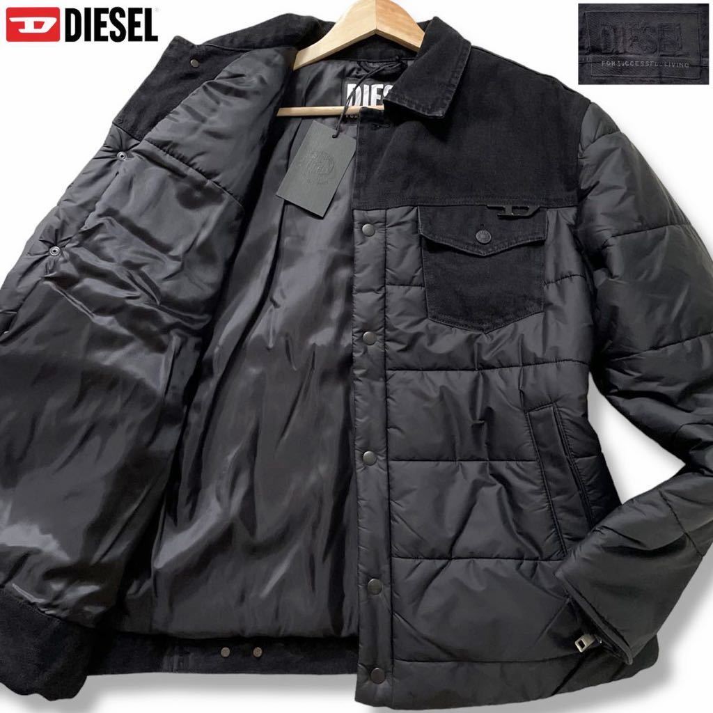 未使用品/XL相当○DIESEL ディーゼル デニム風 ナイロンジャケット