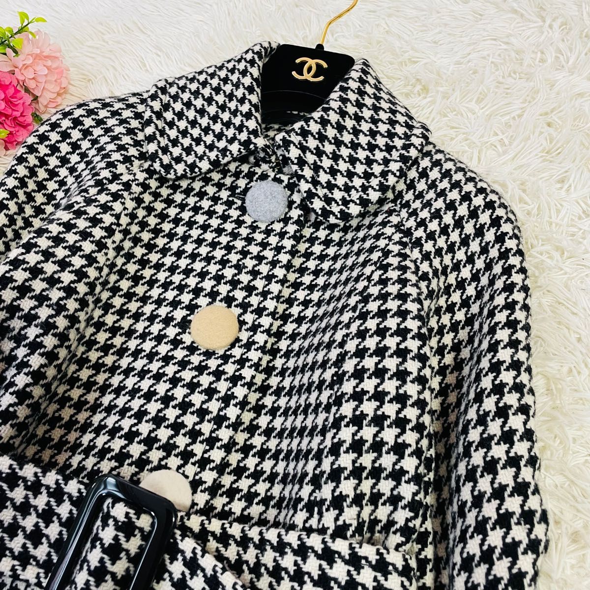 ロイスクレヨン 千鳥ジャケット 美品-