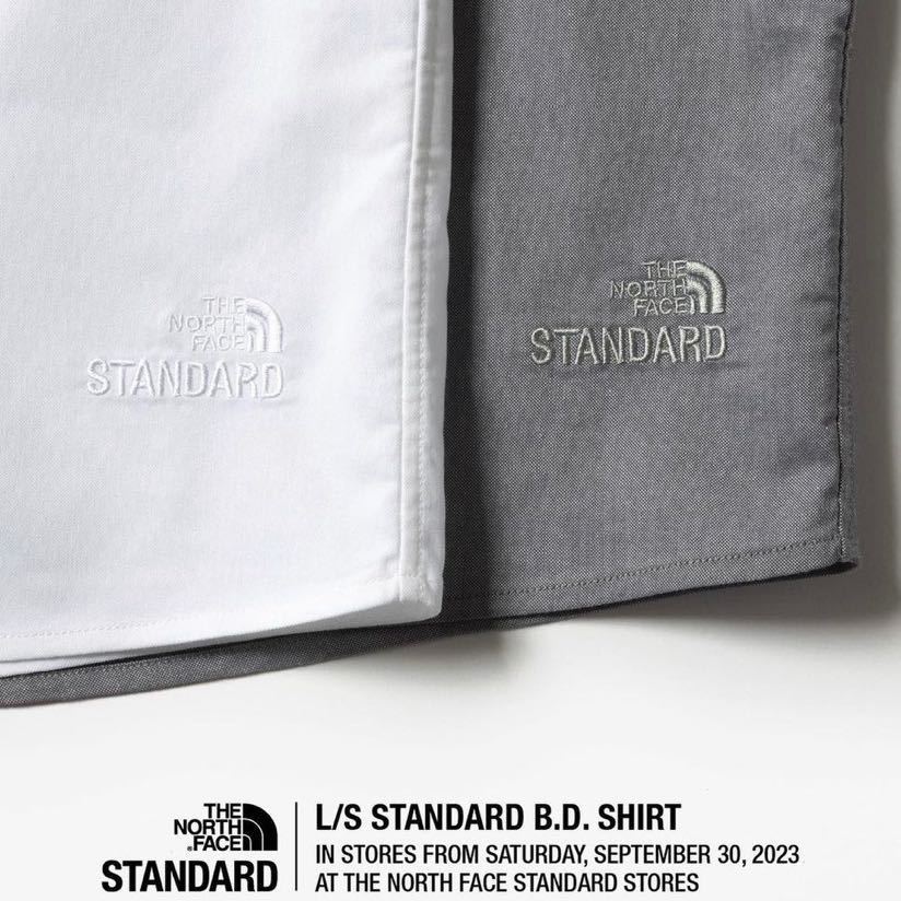 ノースフェイス スタンダード限定 シャツ【XXLサイズ】STANDARD SHIRT ホワイト【NR62332R】ボタンダウンシャツ 直営店限定【新品未着用】_画像10