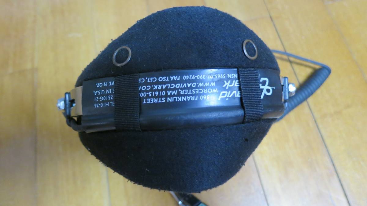 ★☆米軍放出品　実物 ヘッドホン David Clark HEADSET　H10-76　C020☆★_画像4