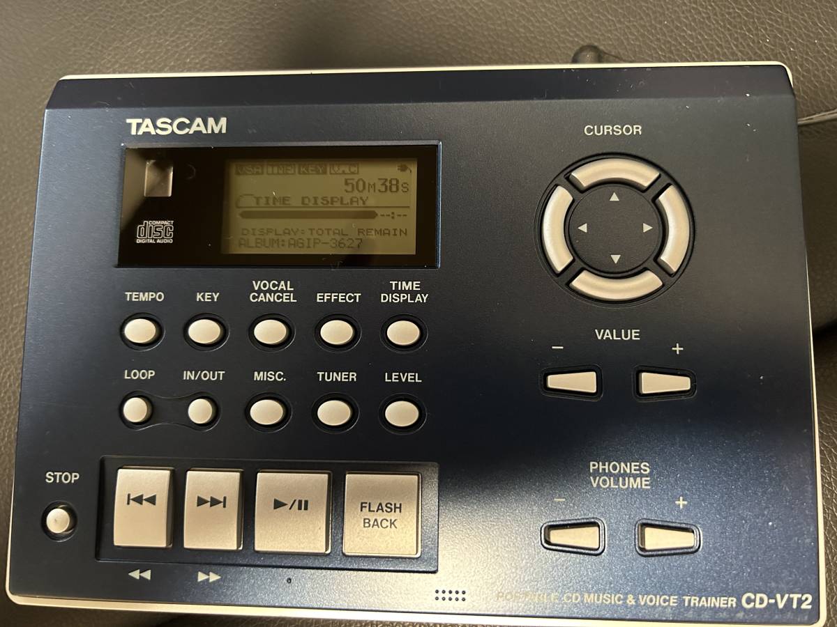 TASCAM　CD－VT2　ボーカル練習用CDプレーヤー　キー・テンポチェンジ_画像2
