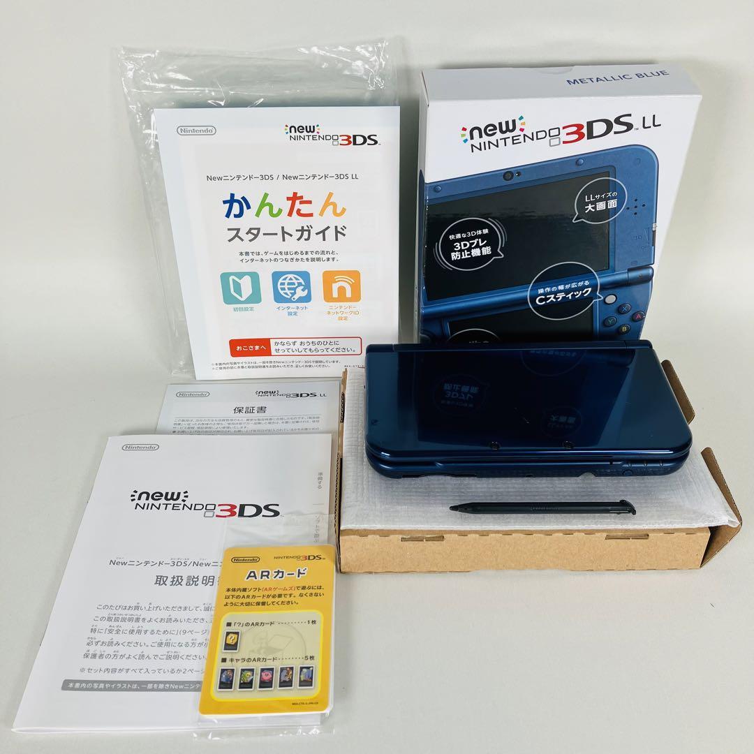 美品 完品 上IPS液晶 Newニンテンドー3DS LL メタリックブルー｜PayPay