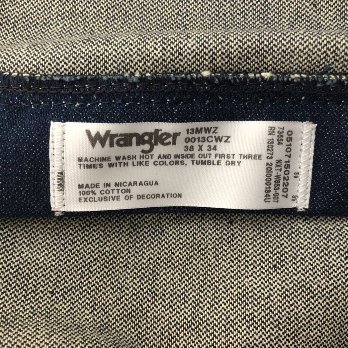  unused Wrangler Wrangler dead stock 13MWZ Denim pants inscription W38 Vintage 80 period 90 period Wrangler jeans Vintage 