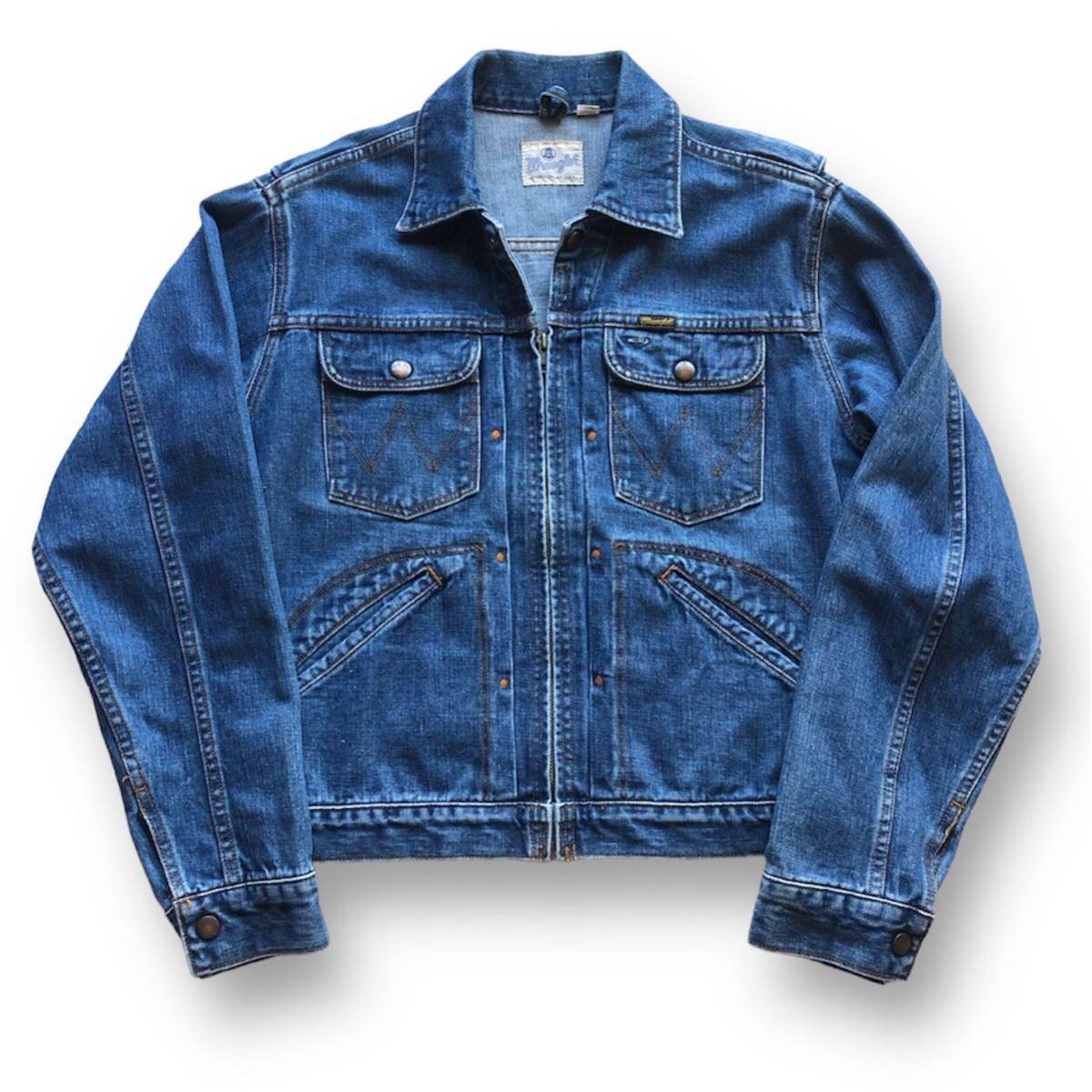 Wrangler 24mjzラングラー デニムジャケット 60s ビンテージ Wrangler 24mjzラングラー デニムジャケット 60s ビンテージ