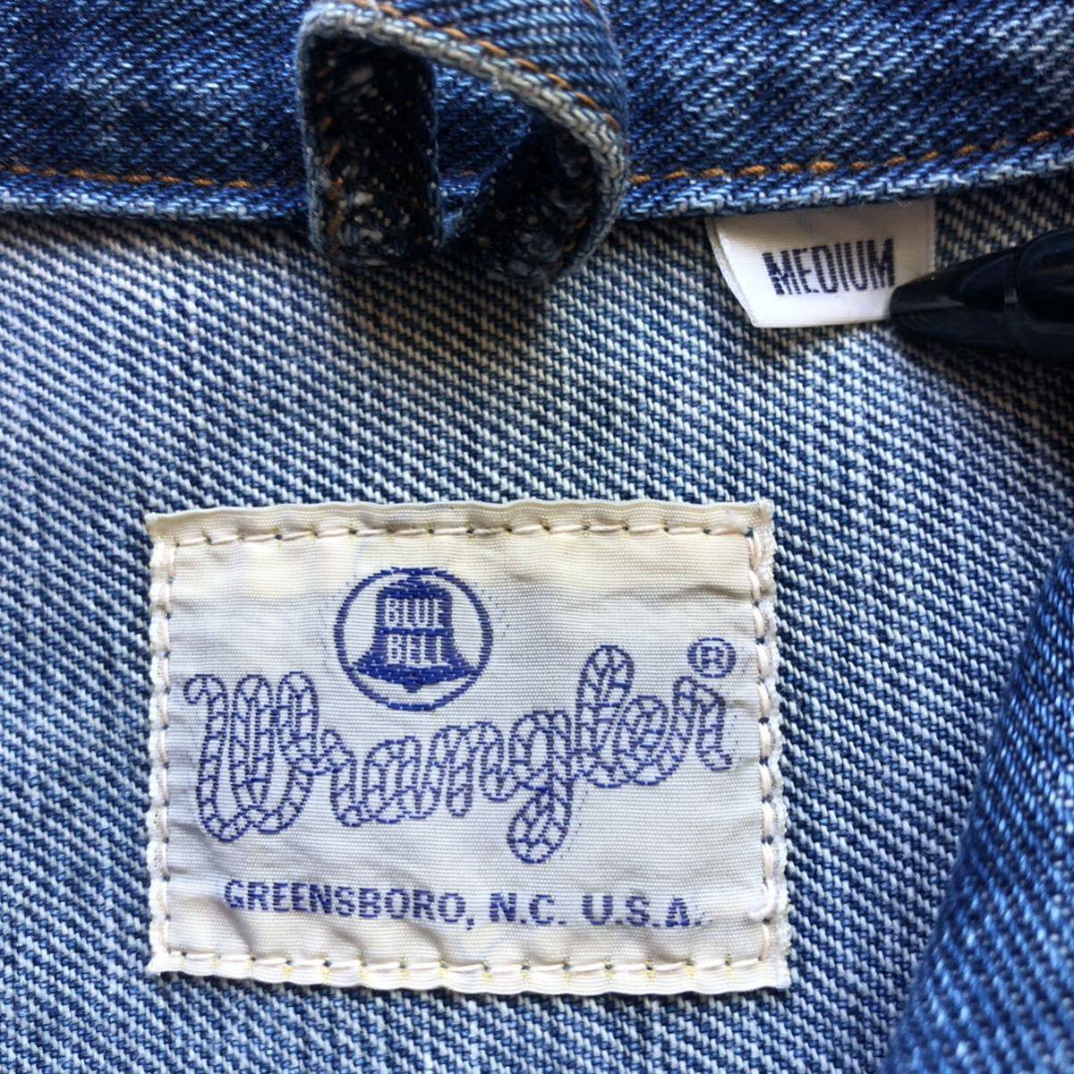 Wrangler 24mjzラングラー デニムジャケット 60s ビンテージ Wrangler 24mjzラングラー デニムジャケット 60s ビンテージ