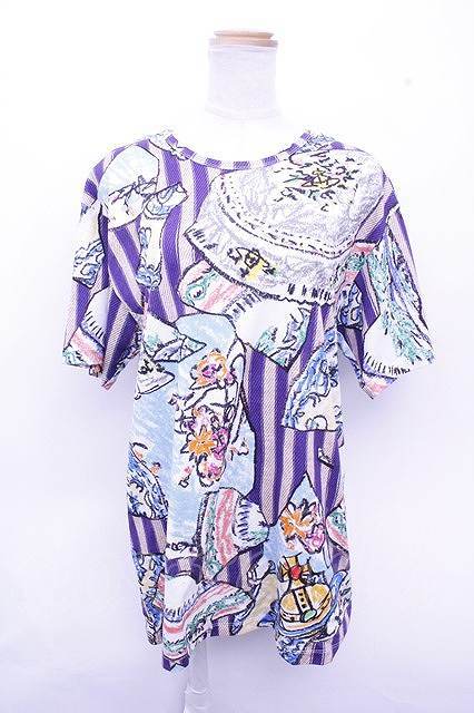 【送料無料】【USED】クレヨンTシャツ Vivienne Westwood MAN 【中古】 Y-23-04-26-043-bl-SZ-ZY