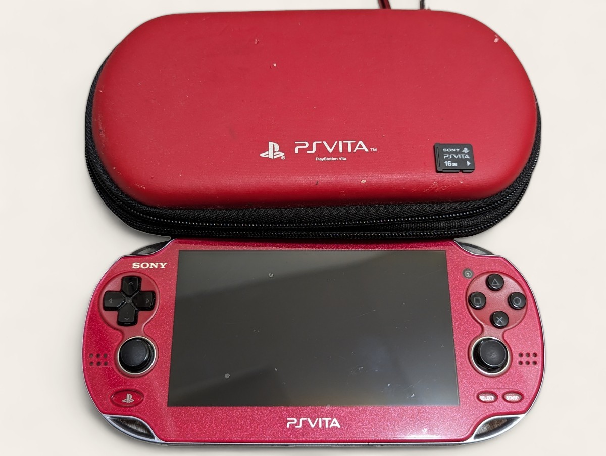  ☆297☆【24時間以内発送】SONY PSVITA PCH-1000 ZA03 本体 wifi モデル 動作品 初期化 プレイステーション ビータ プレステ PS/１円〜_画像1