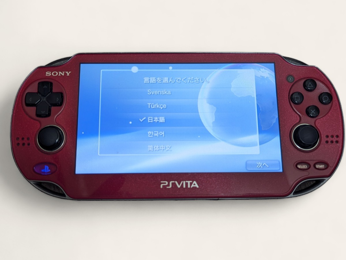  ☆297☆【24時間以内発送】SONY PSVITA PCH-1000 ZA03 本体 wifi モデル 動作品 初期化 プレイステーション ビータ プレステ PS/１円〜_画像2