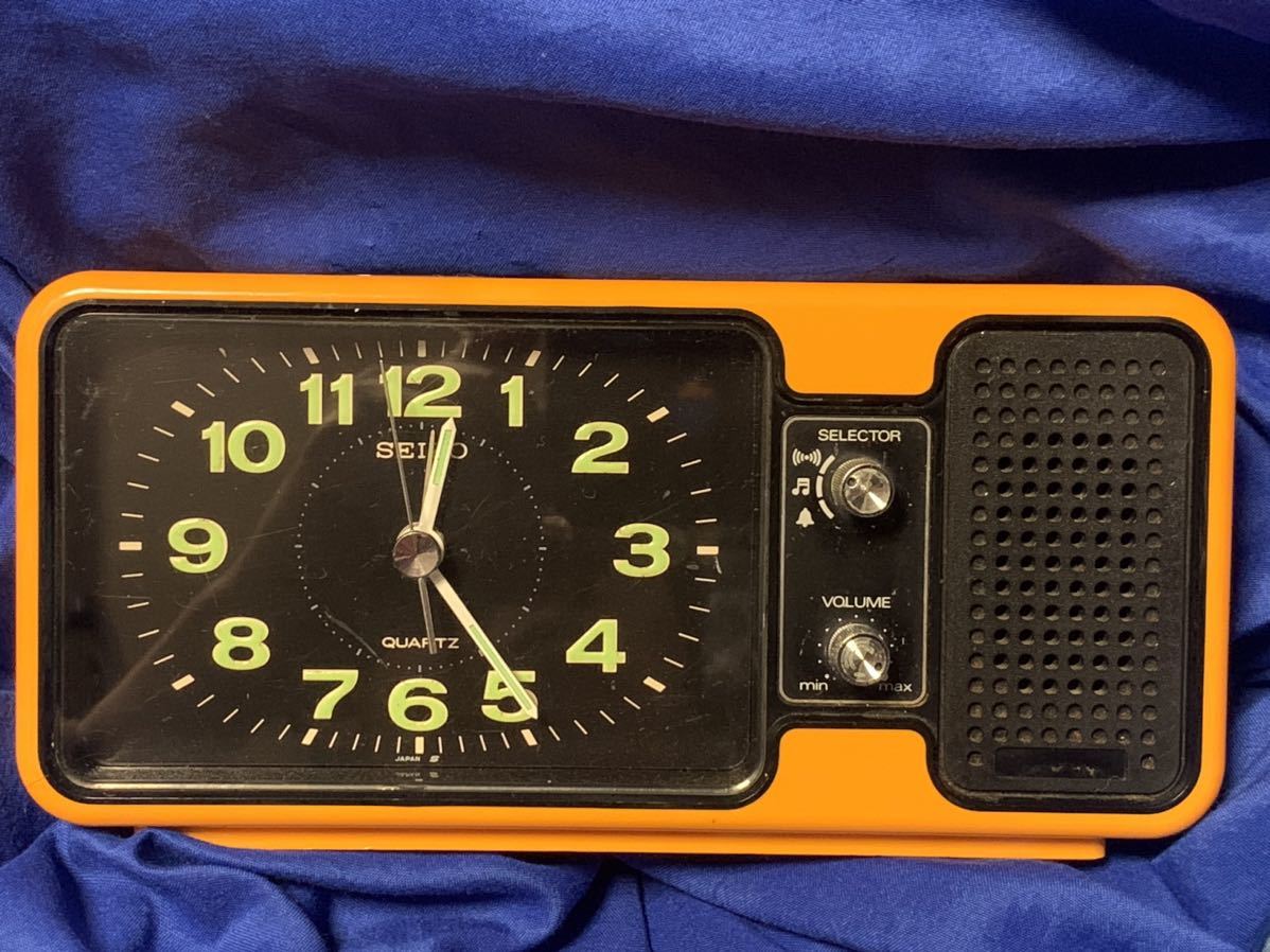 SEIKO メロディア QM520Y 目覚まし時計 セイコー 昭和レトロ-