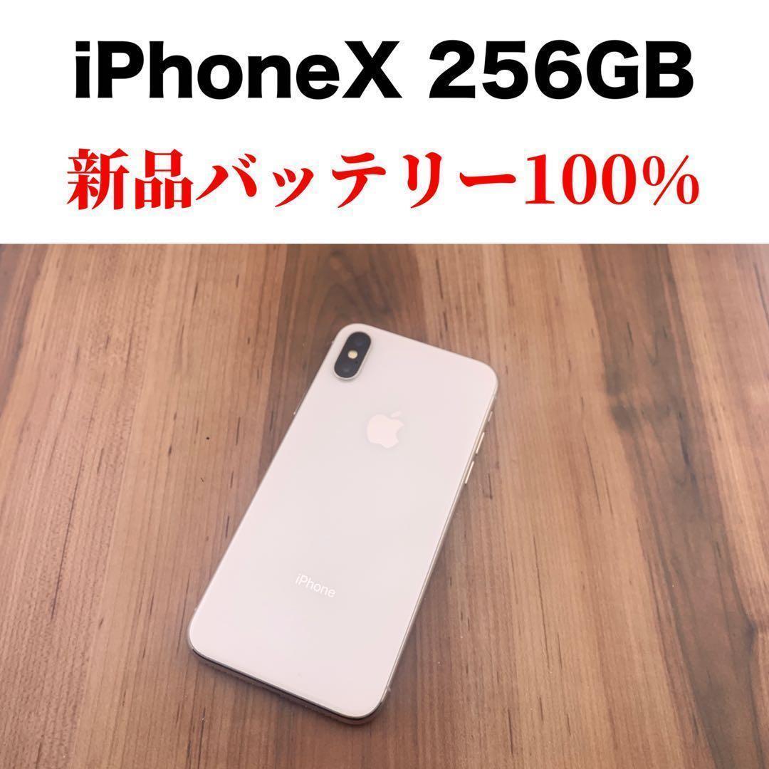 iPhone X Silver 256 GB SIMフリー-