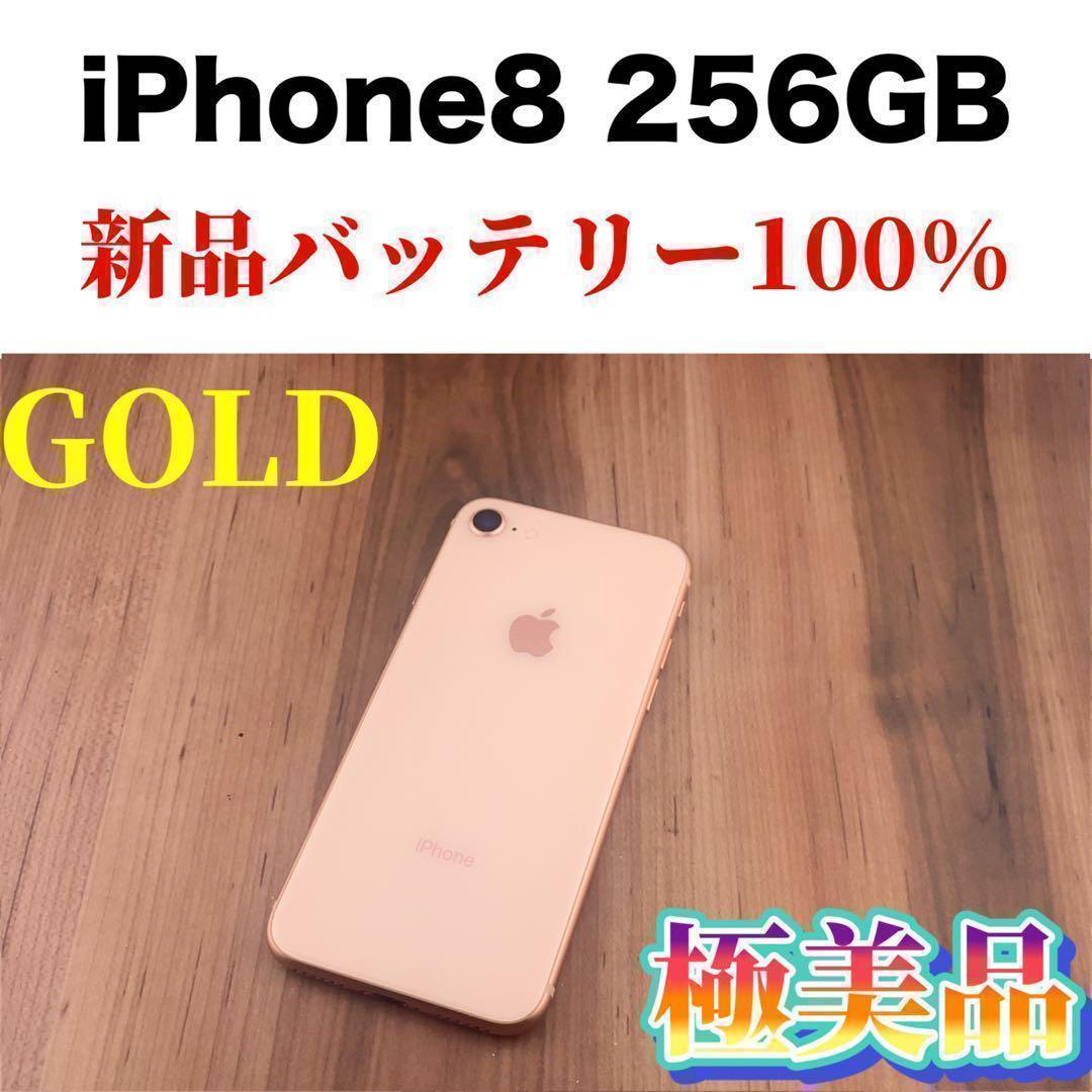 iPhone 8 Gold 256 GB SIMフリー-