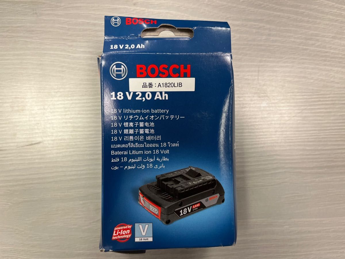 BOSCH/ボッシュ 18V2.0Ahリチウムイオンバッテリー A1820LIB 1個 [Professional] 