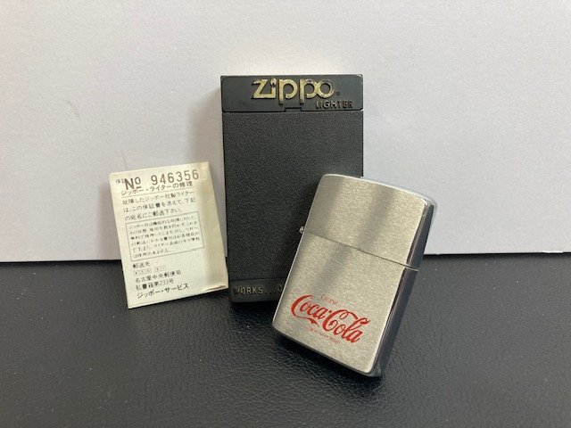 中古品　未着火　ZIPPO　ジッポ　Coca-Cola　コカコーラー　1984年_画像1