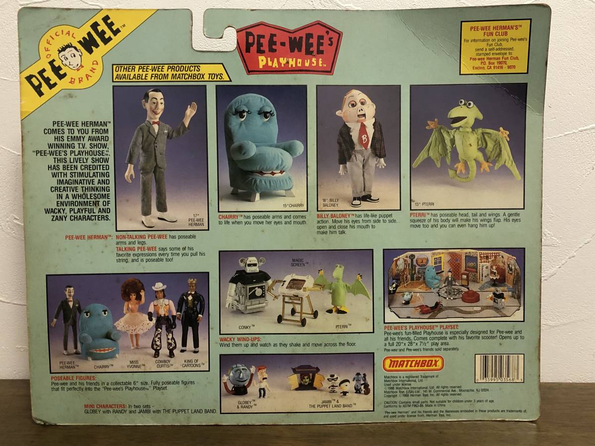 PEE-WEE HERMAN☆SCOOTER HELMET/ピーウィーハーマン/American vintage/マッチボックス/ビンテージ/MATCHBOX/ブリスターパック【未開封】_画像6