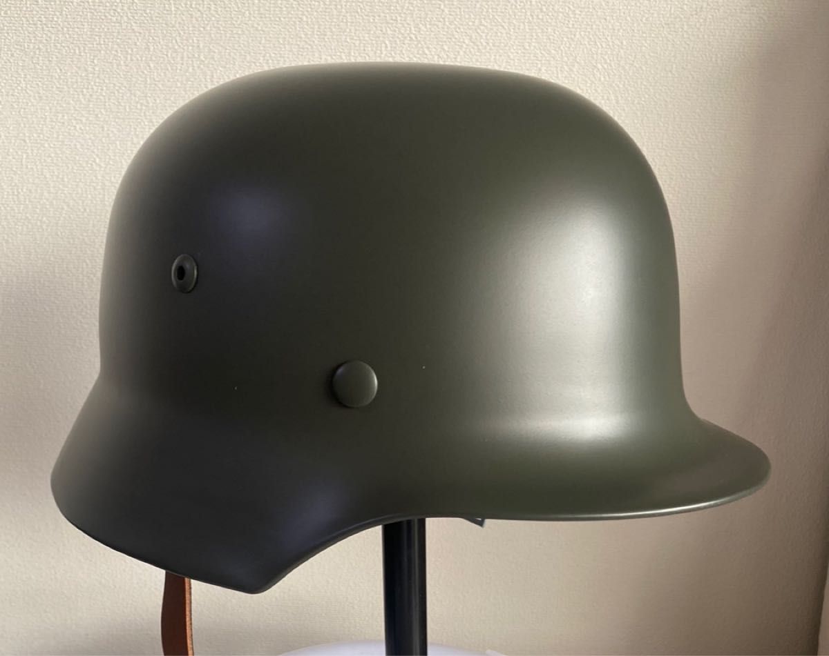 ➁第二次世界大戦 ドイツ軍 M35ヘルメット(グレー)レプリカ サバゲー-