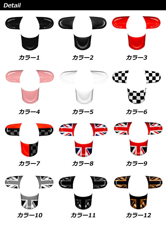 ステアリングカバー ミニ(BMW) R55/R56/R57/R58/R59/R60/R61 2007年00月～2014年00月 カラー8 Bタイプ ABS製_画像3