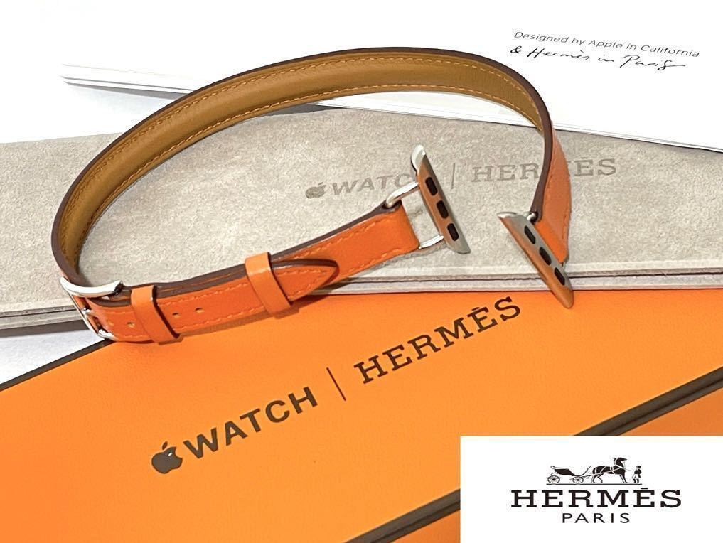 美品Apple Watch HERMES レザーバンド-