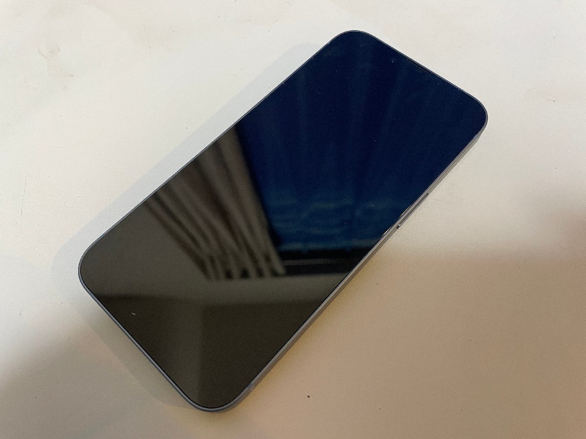 1円～ SIMフリー Apple iPhone 14 128GB ブルー 3L237J/A 美品