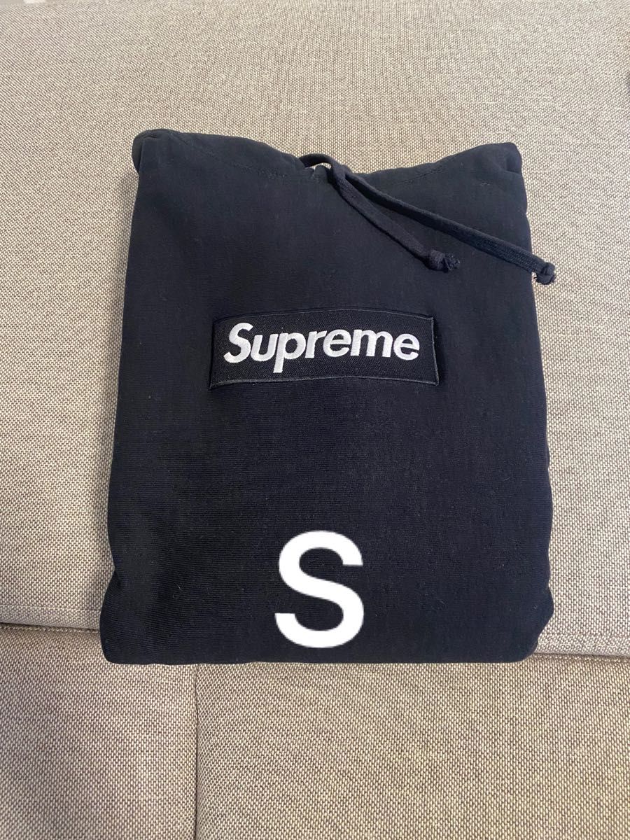 supreme 2016FW box logo hoodie 黒　S