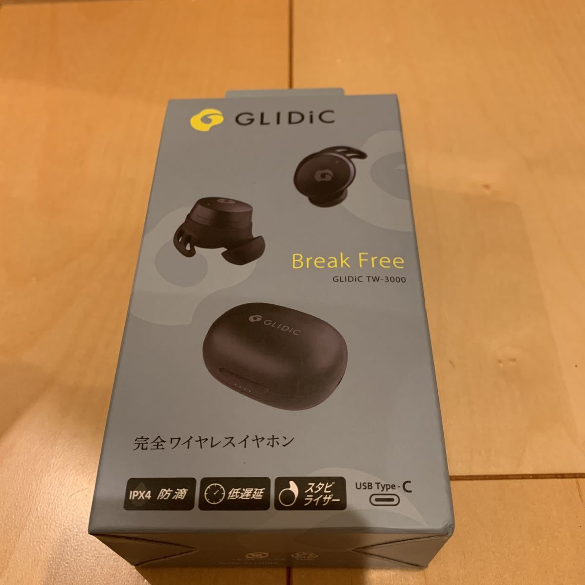 GLIDiC TW-3000 ブラック 完全ワイヤレスイヤホン Bluetooth 5 1 IPX4