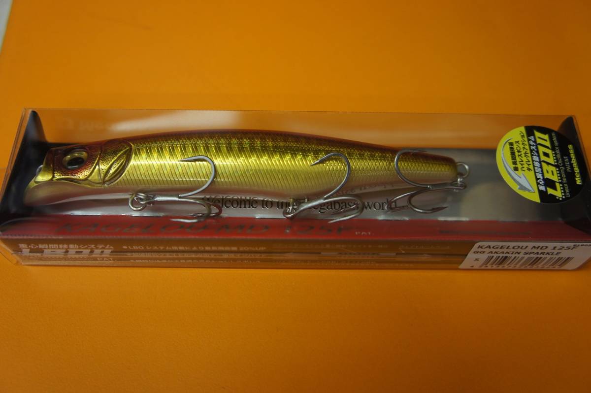 Megabass　メガバス　 KAGELOU MD 125F　カゲロウMD　125F　カラー　GGアカキンスパークル_画像1