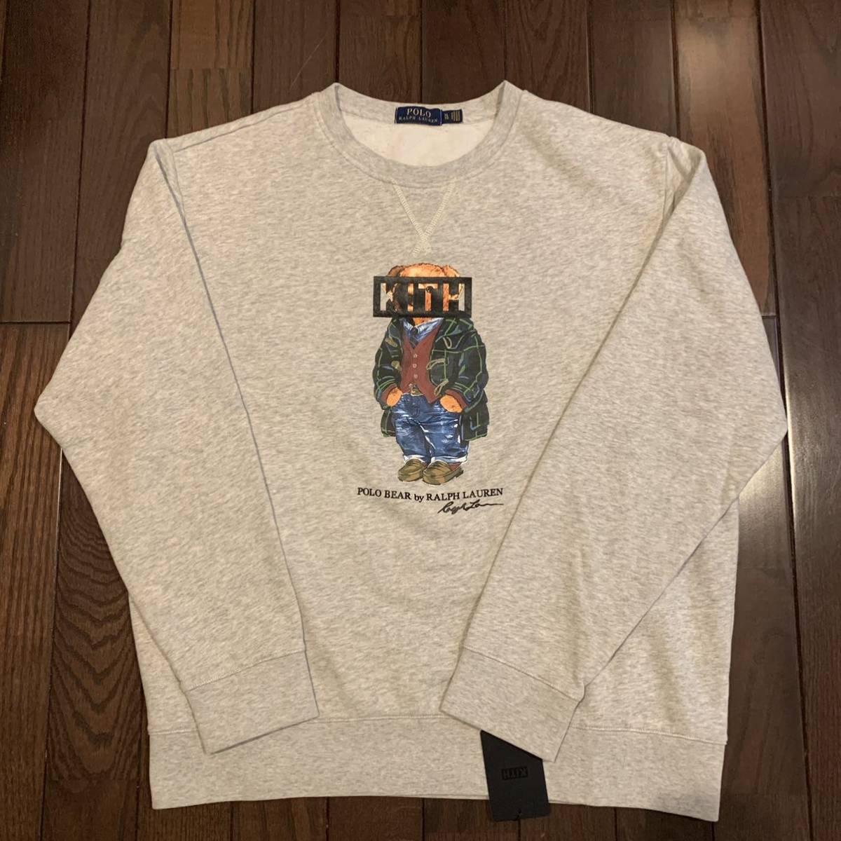 XLサイズ KITH VINTAGE スウェット シャツ ポロ ラルフローレン キス トレーナー POLO Ralph Lauren POLO BEAR ポロベア ビンテージ 限定_画像1