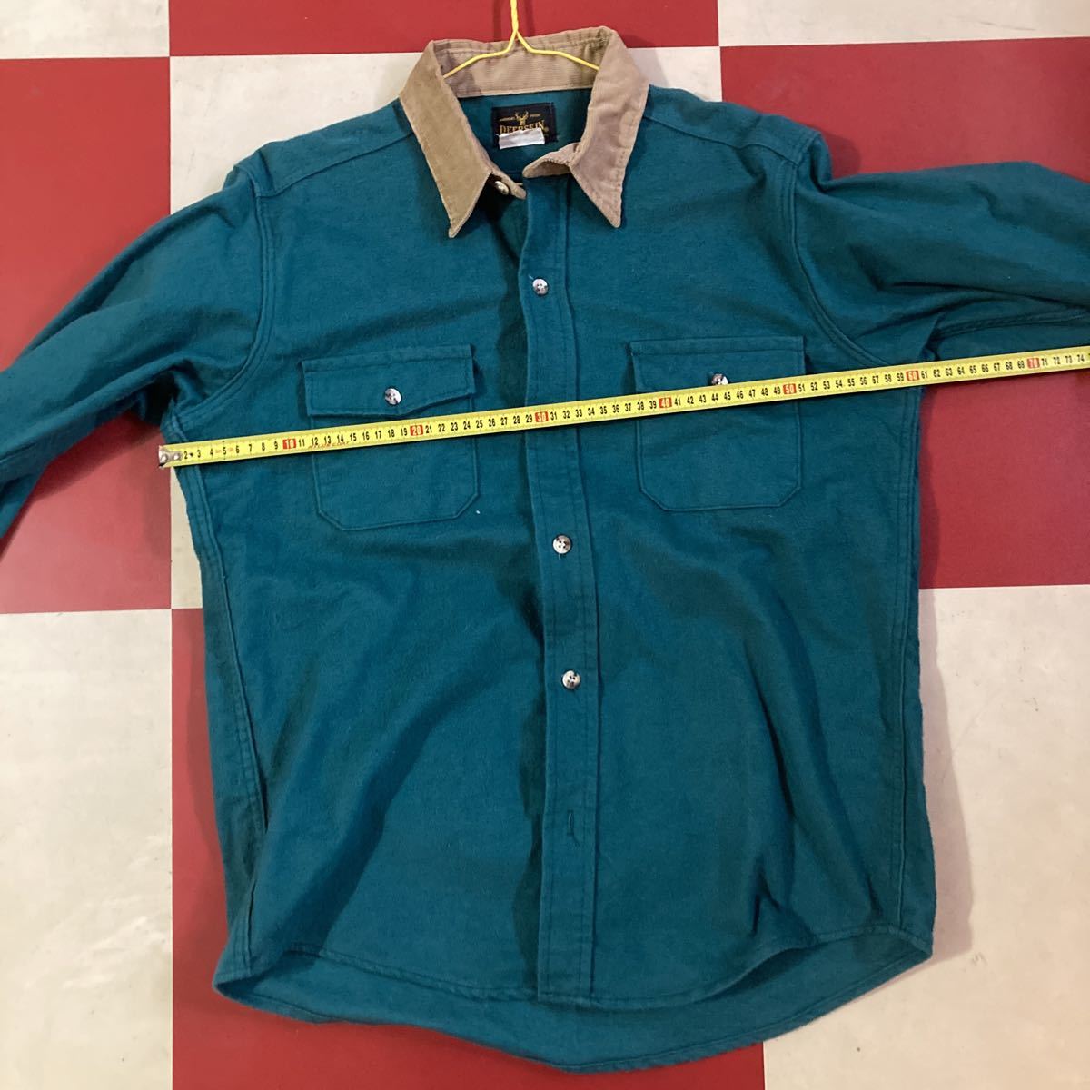 新古品ディアスキン DEERSKIN USA L ＸＬ42 17 シャツ ジャケット ネル コリンボ フリーホイーラーズ ジェラード ウエアハウス 東洋_画像6