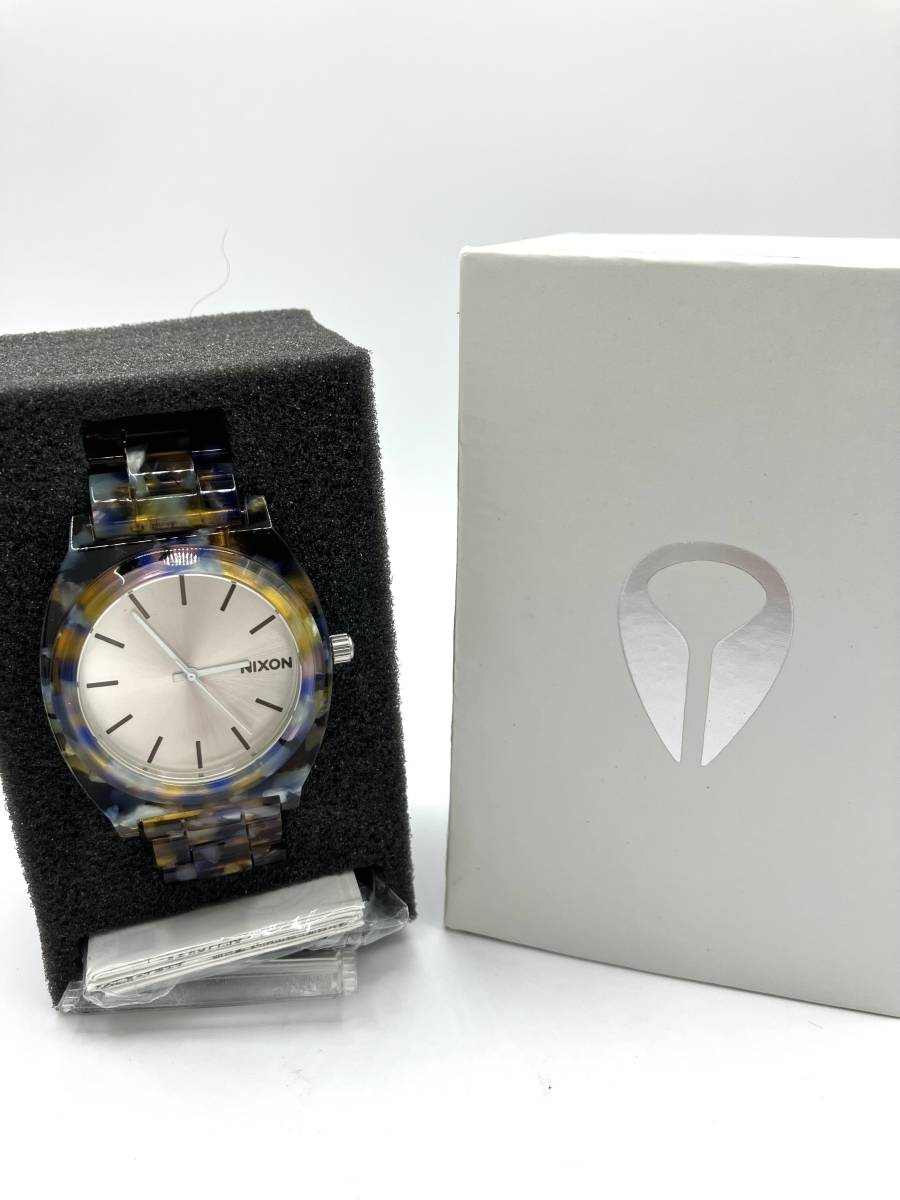 【NN】NIXON　TIME TELLER ACETATE　ニクソン腕時計　不動品_画像5