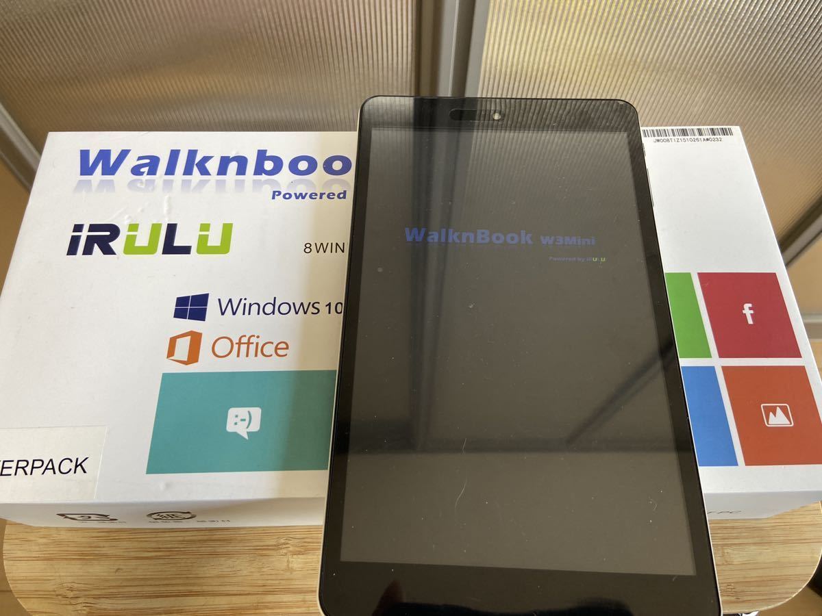 【送料無料】 iRulu Walknbook W3Mini 8　Windows10 Intelクアッドコア(1.83GHz)8インチワイド ジャンク　おまけ付_画像1